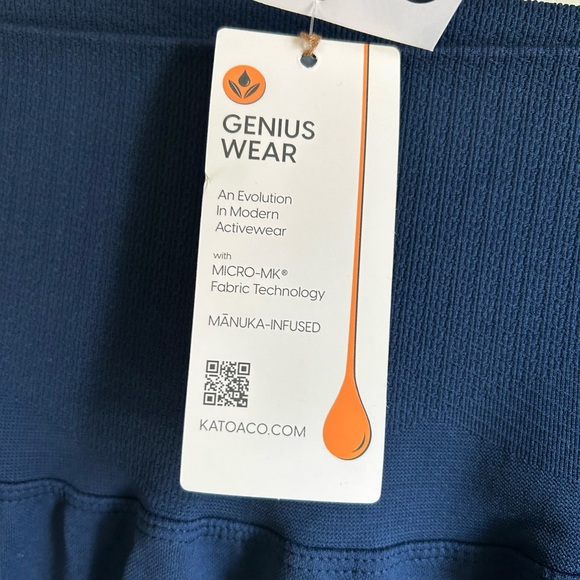 KATOA Glam Mode Seamless Mesh High-Waist Flare Leggings M/L activewear NEW - Picture 4 of 15